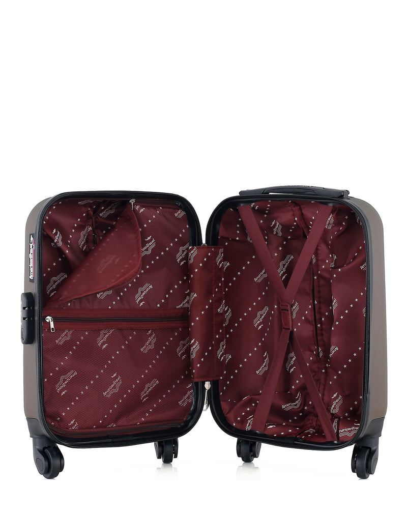 AMERICAN TRAVEL - Valise Cabine XXS ABS QUEENS 4 Roues 46 cm