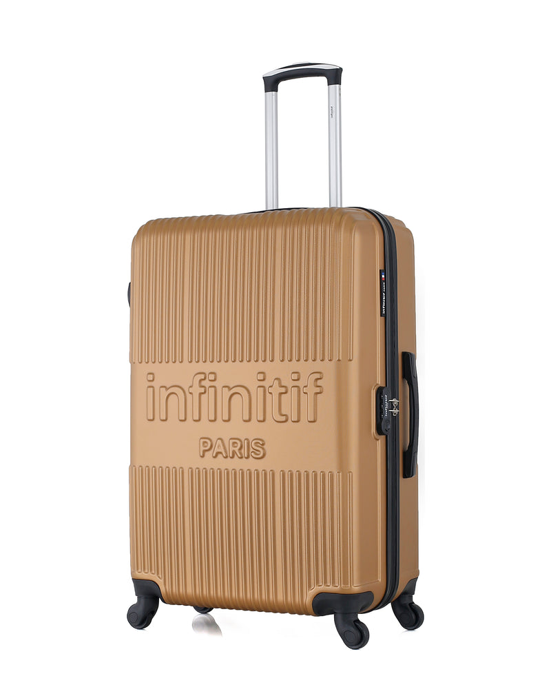 INFINITIF - VALISE GRAND FORMAT ABS UPPSALA 4 ROUES 75 CM