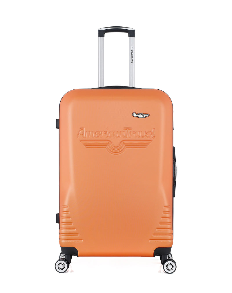 AMERICAN TRAVEL - VALISE GRAND FORMAT ABS DC 4 ROUES 75 CM