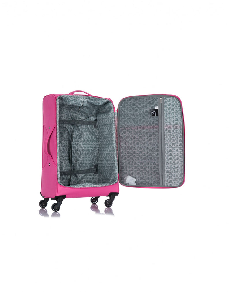 LPB - Valise Weekend POLYESTER ANAIS 4 Roues 65 cm